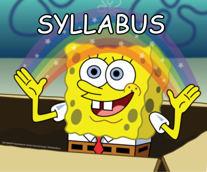 Sponge Bob Syllabus
