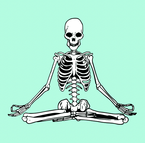 Easy pose skeleton